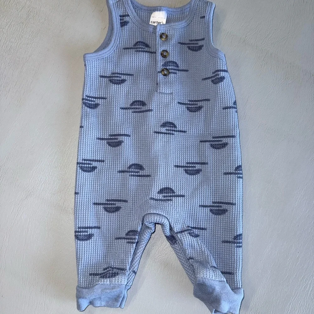 Carter's Soft Blue Newborn Outfit
